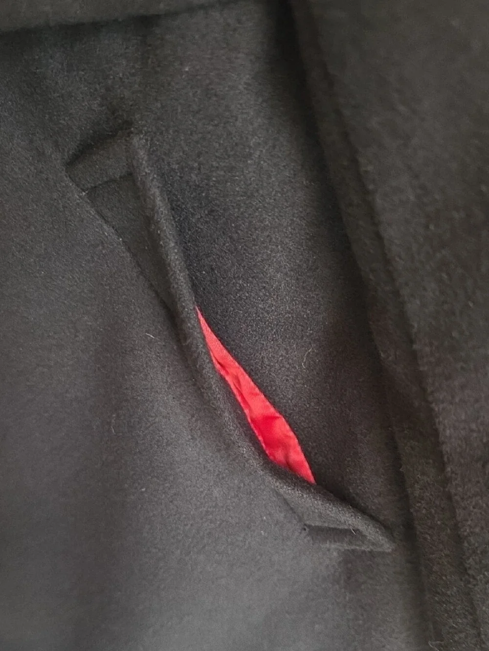 Jessica Simpson Black Double-Breasted Peacoat with Silver Buttons